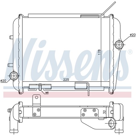 Nissen Radiator, 60362 60362